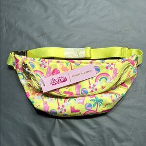 NWT Barbie the Movie Land print sold out Stoney Clover Lane Yellow  Fanny Pack